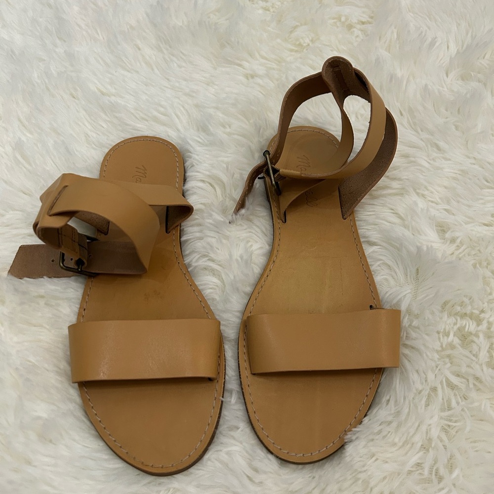 Madewell Tan Leather Strap Sandals • Women’s Size 9 • Pre-Loved - Picture 6 of 6